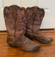 Leather Cowboy Boots