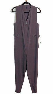 Lululemon LAB Women's Charcoal Grey Sleeveless Sarala Jumpsuit Size L NWT