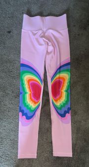 Placement Butterfly Leggings/ Rainbow