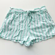 Stoney Clover x Target Stripe Linen Blend Pull On Shorts Size Large