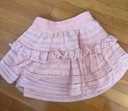 ruffled skirt