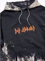 Urban Outfitters Def Leppard Oversized Bleached Graphic Sweatshirt | Medium