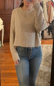 Cream Ivory Knit Sweater