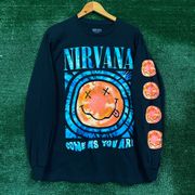 Come As You Are Grunge Band LS Tee S