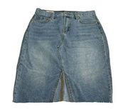 Marine Layer Women’s Size 6 Celine Distressed Denim Skirt