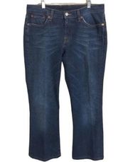 Lucky Brand Dungarees of America Blue Denim Jeans Low Rise Flare