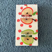 K School Apple Fruits Jaw Clips NEW