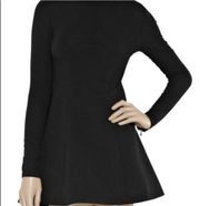 Acne Studios  Atlas Long Sleeve Stretch Black Dress