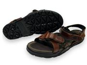 Timberland Leather Strap Sandals Womens 7 Brown