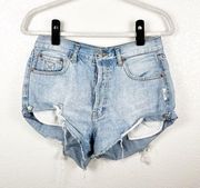 The Laundry Room Light Wash Jean Shorts Size 26
