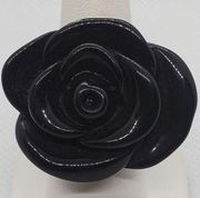 NWT Nordstrom Black Rose Ring