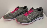 U.S. Polo Assn Sz 7.5 Womens Sneakers pink grey