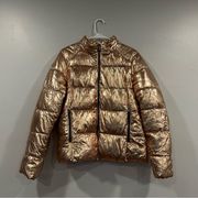 Marc New York Metallic Puffer Jacket Medium M