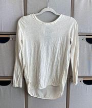 Sandro linen & silk blouse