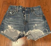 Levi 501 denim shorts