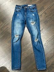 I&M jeans Kylie skinny ripped jean