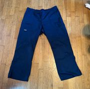 Navy blue scrub pants