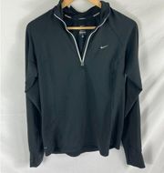 Nike running Dri Fit 1/4 Zip Athletic Top Size Medium