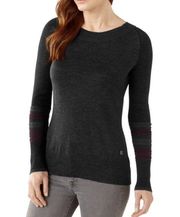 SMARTWOOL Women's LightweightStripe Crew Sweater Small Or Medium