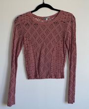 Lace Long Sleeve Top