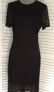 Black Lace Dress, XL