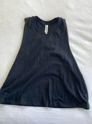 cropped racer back tank