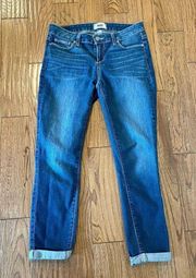 Paige Kylie crop rolled hem jeans size 29