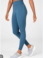 Fabletics powerhold high rise blue leggings m