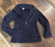 Lilly Pulitzer XS Navy Blue Fleece Jacket