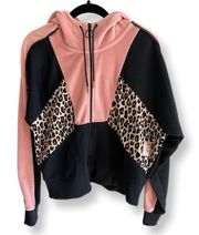 Puma X Charlotte Olympia Medium Velour TFs Cropped Track Jacket Hooded Zip up