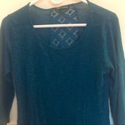 Cable & Gauge open knit sweater, size L