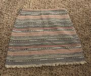 Loft patterned skirt