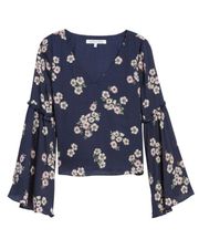 NEW $105  Audriana Bell Sleeve Top