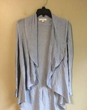 Etcetera medium blue cardigan