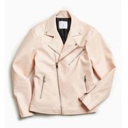 Urban Outfitters Peach Vegan Leather Moto …