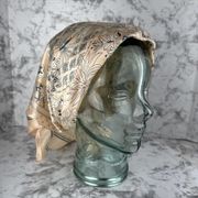 SWAY She Will Amaze You Blush Satin Head Scarf Headband Hair Combs Kerchief