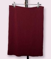 Philosophy Burgundy Skirt