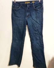 Seven7 Jeans Mediums Wash Bootcut Five Pocket Sz 14 GUC - Missing Button at Fly