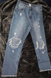 Princess Polly Distressed Straight leg Jean