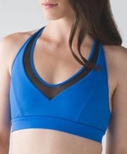 Lululemon Blue & Black Race With Me V-Neck Swim Top 4