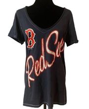 Campus Lifestyle Boston Red Sox V-Neck Women’s Short Sleeve T-Shirt Size XL