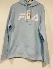 NWT FILA Hoodie Size Medium light blue