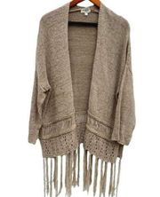 Umgee Open Front Cardigan Sweater Duster