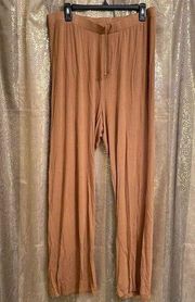 SKIMS  Super Soft Rayon Lounge Sleep Pants Bronze, Large