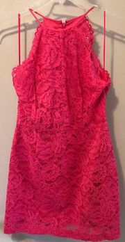 Pink Lace Dress