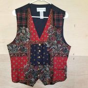 Liz Claiborne Christmas Holiday Vest