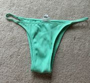 White Fox Bright Green Bikini Bottoms 