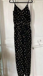 Derek Lam black and gold jumpsuit.  Size 6.