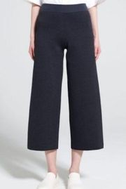 Milano Ribbed Wide Leg Pants Ankle Pull-On 
Size Large