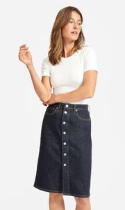 Everlane The Denim Pencil Skirt